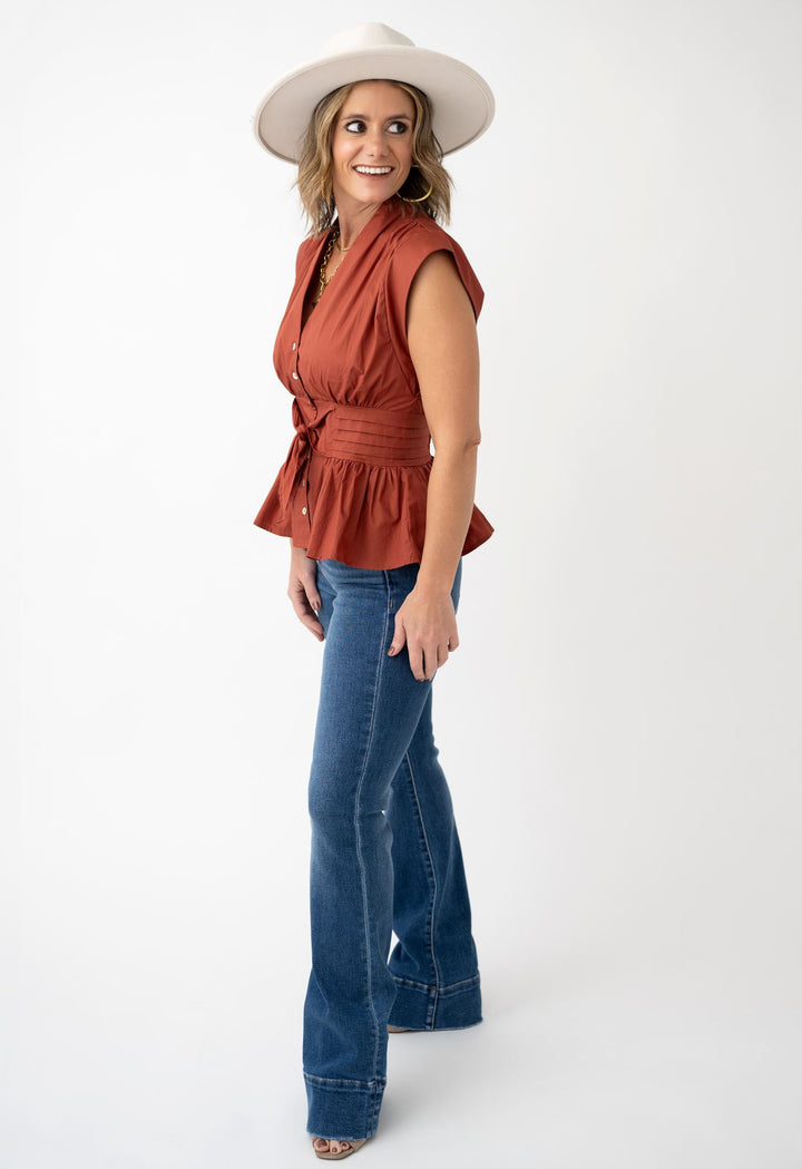 Tied & True Ruffle Top