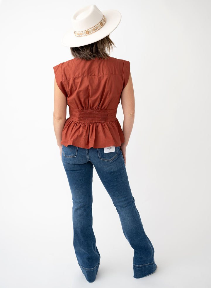 Tied & True Ruffle Top