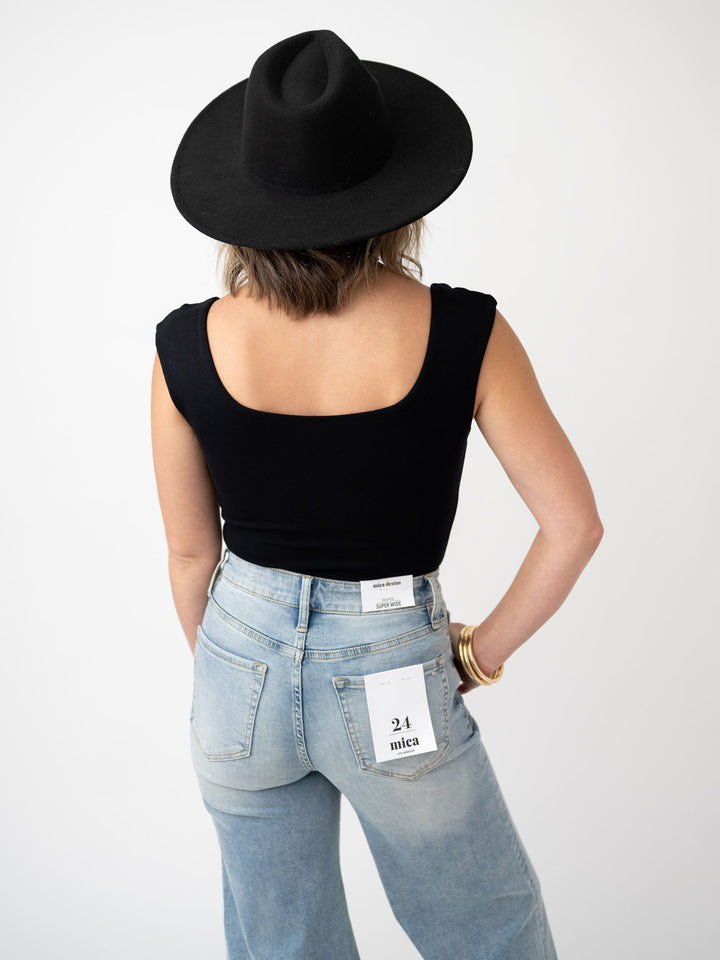 Double Layered Cap Sleeve Bodysuit