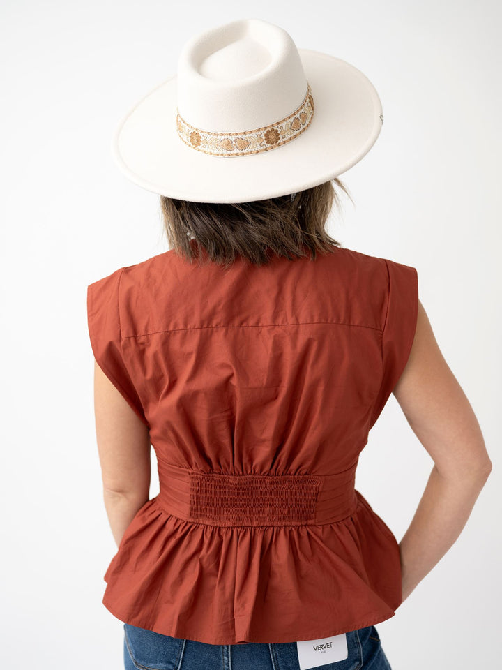 Tied & True Ruffle Top