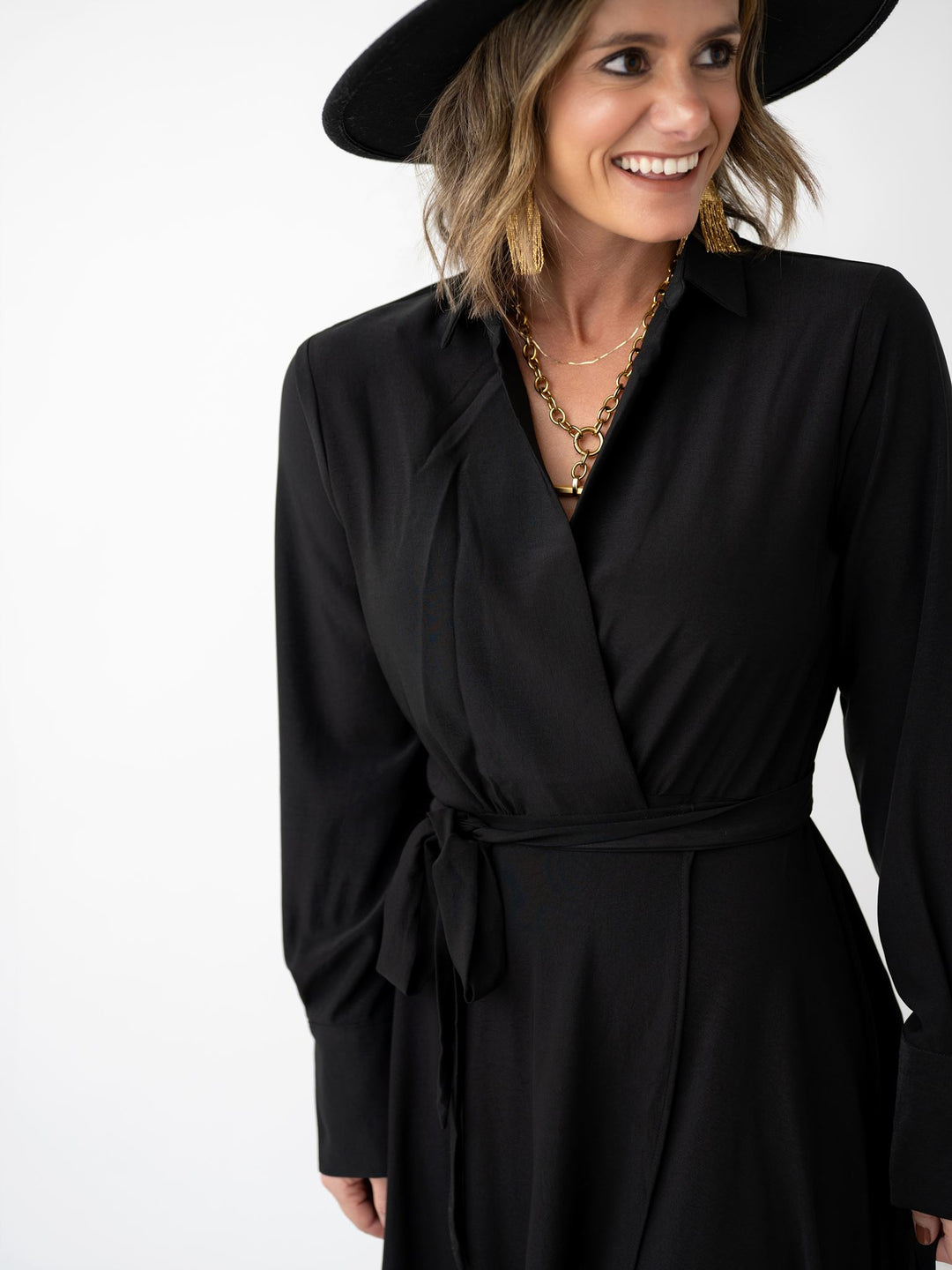 City Lights Wrap Dress