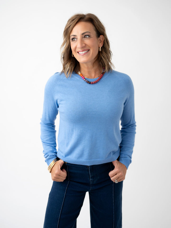 Coast Cropped Sweater