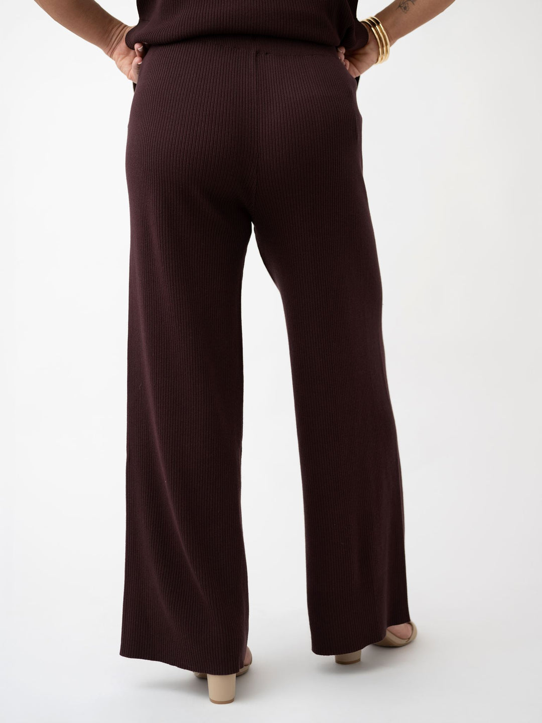 Maple Morning Stretch Waist Ribbed Pant