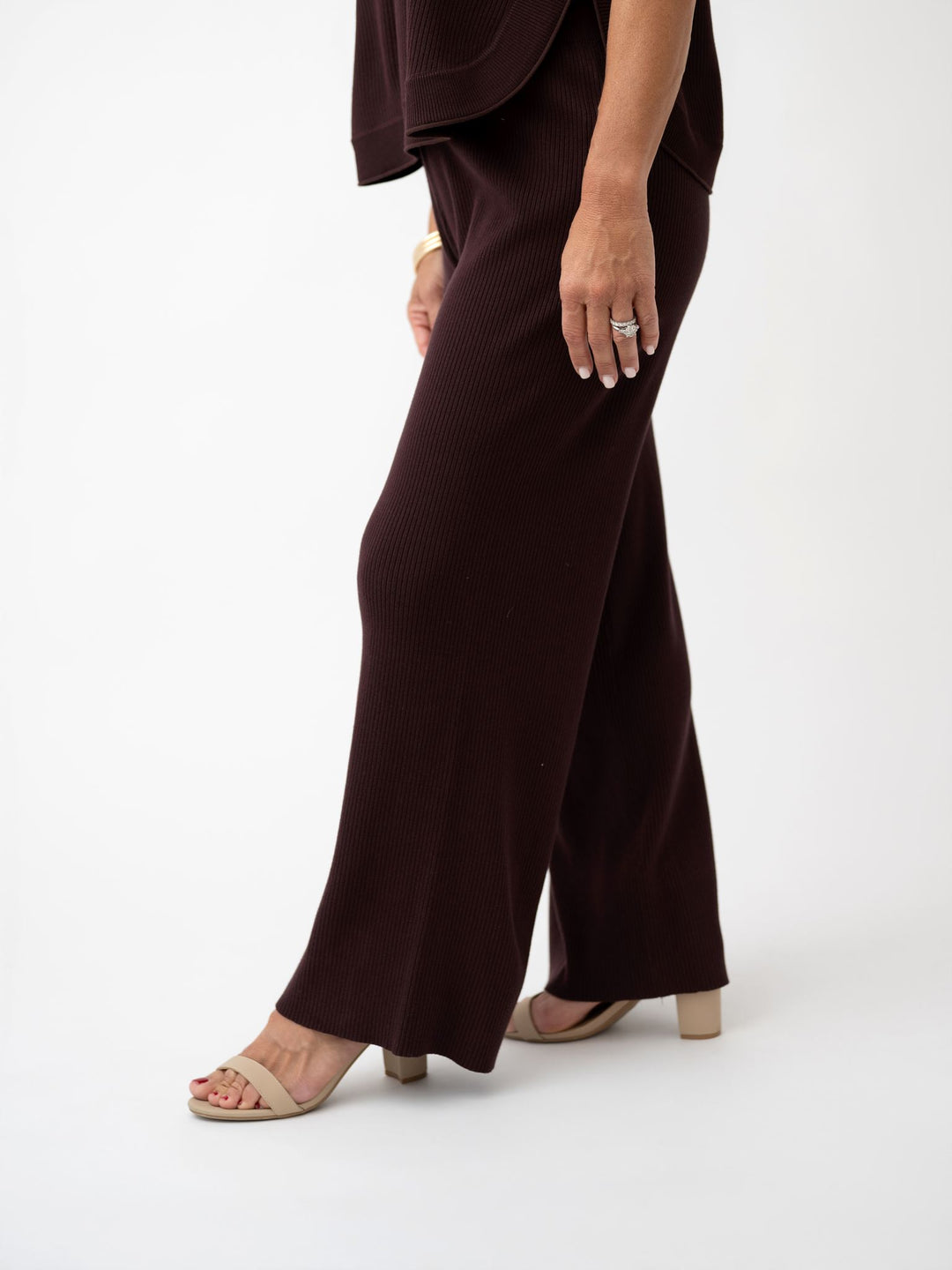Maple Morning Stretch Waist Ribbed Pant