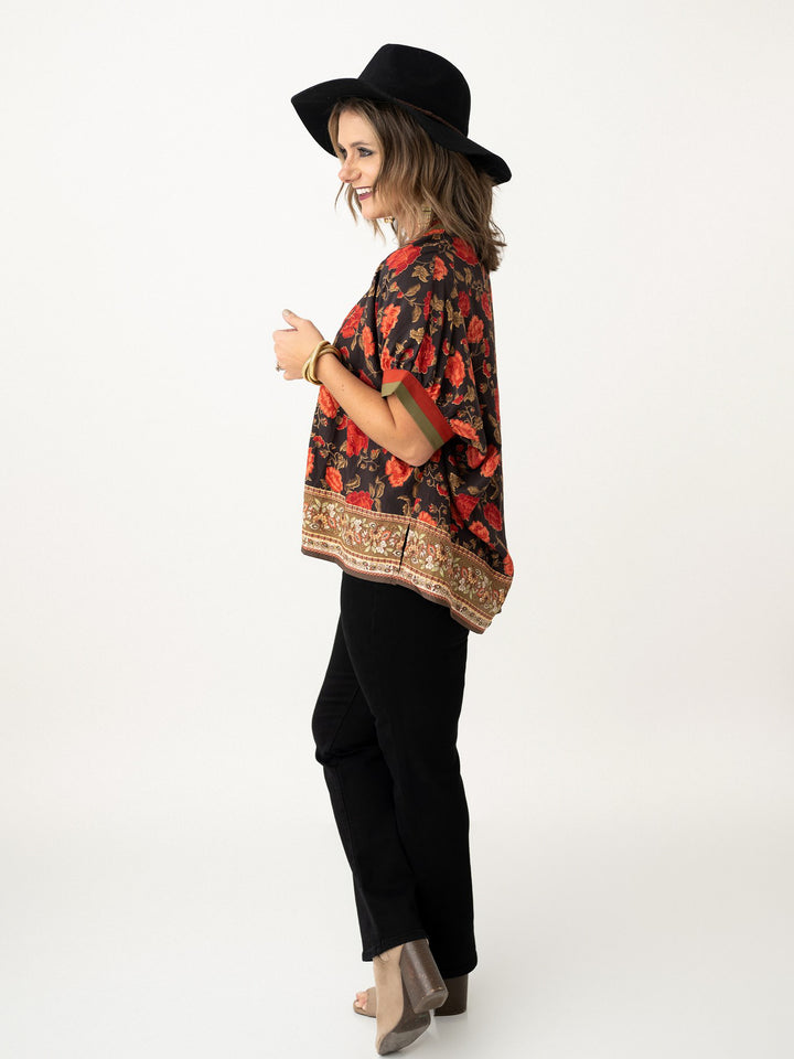 Beautiful in Blooms V Neck