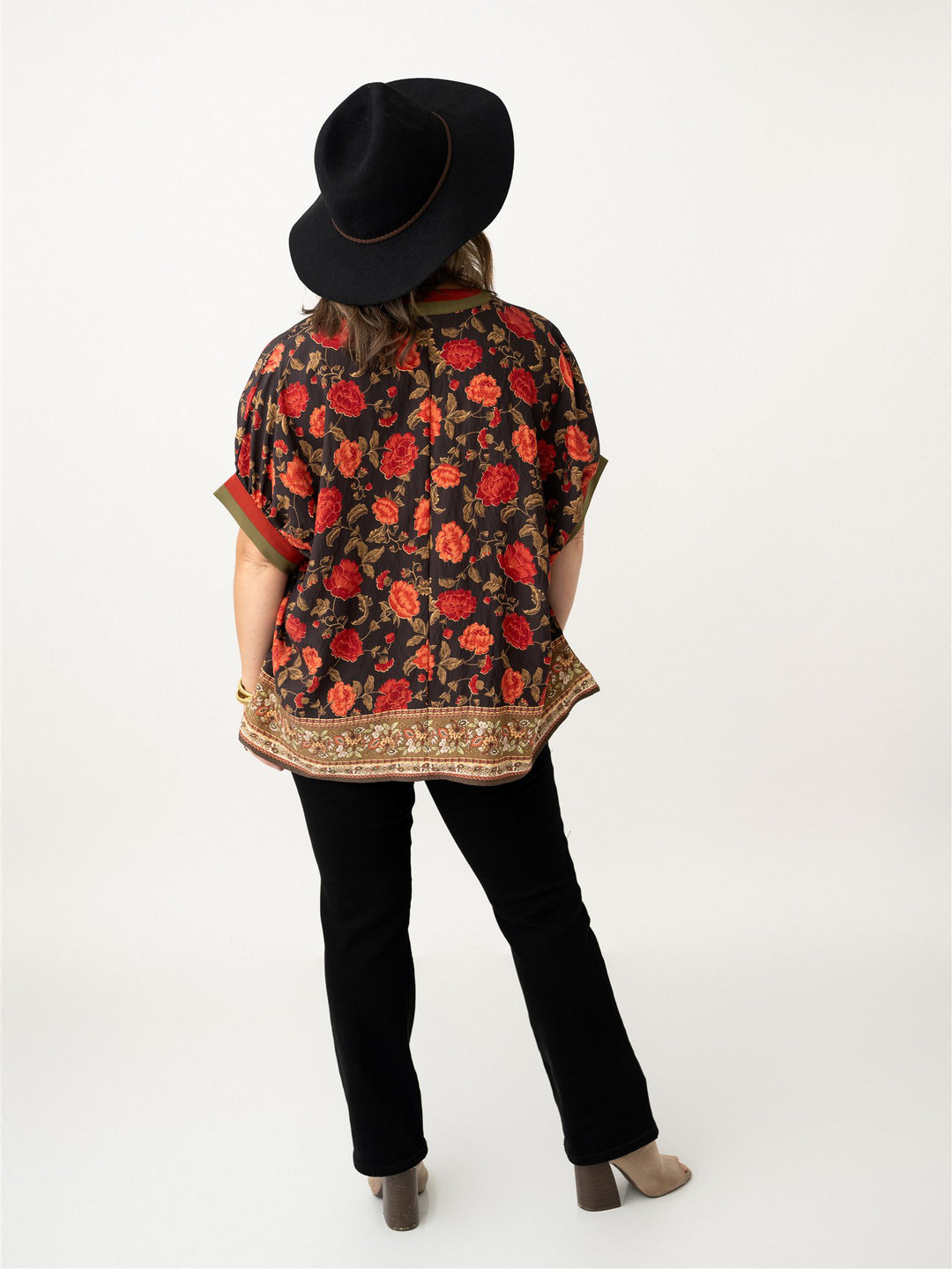 Beautiful in Blooms V Neck