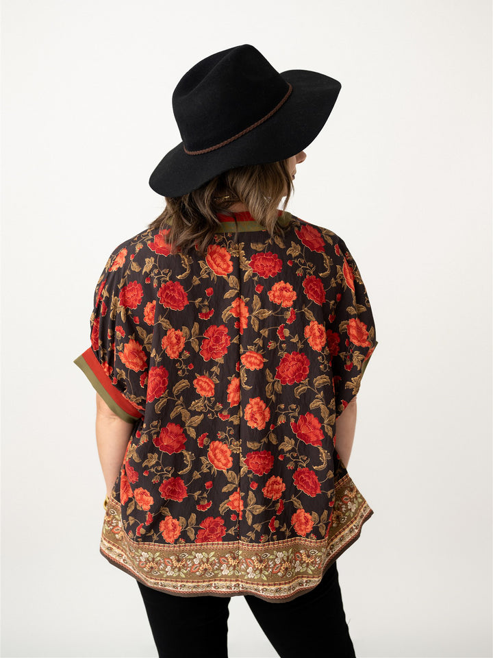 Beautiful in Blooms V Neck