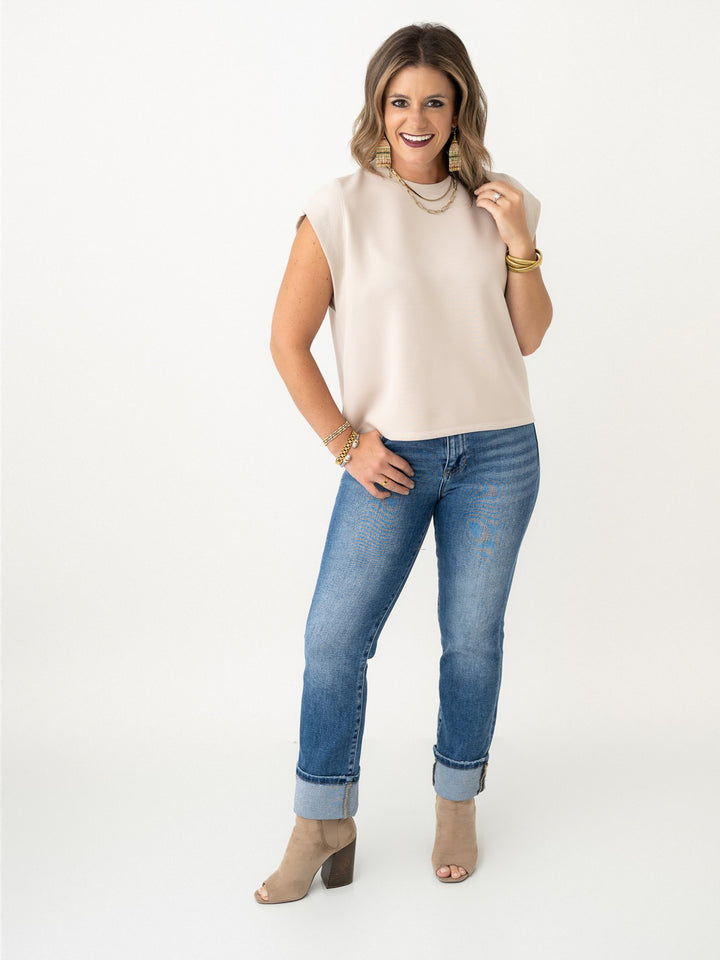 Butterscotch Haze Sleeveless Sweater