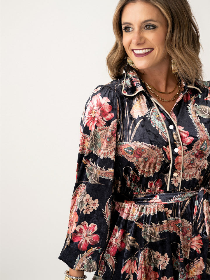 Midnight Garden Dress
