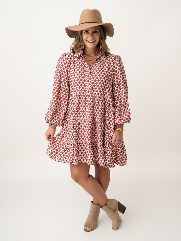 Painted Poise Dress
