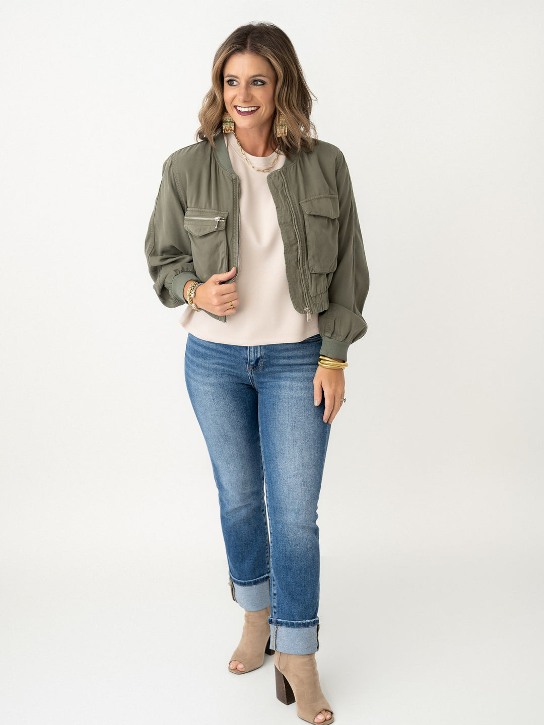 Risen Tencel Bomber Jacket