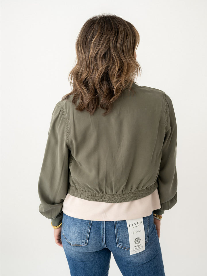 Risen Tencel Bomber Jacket