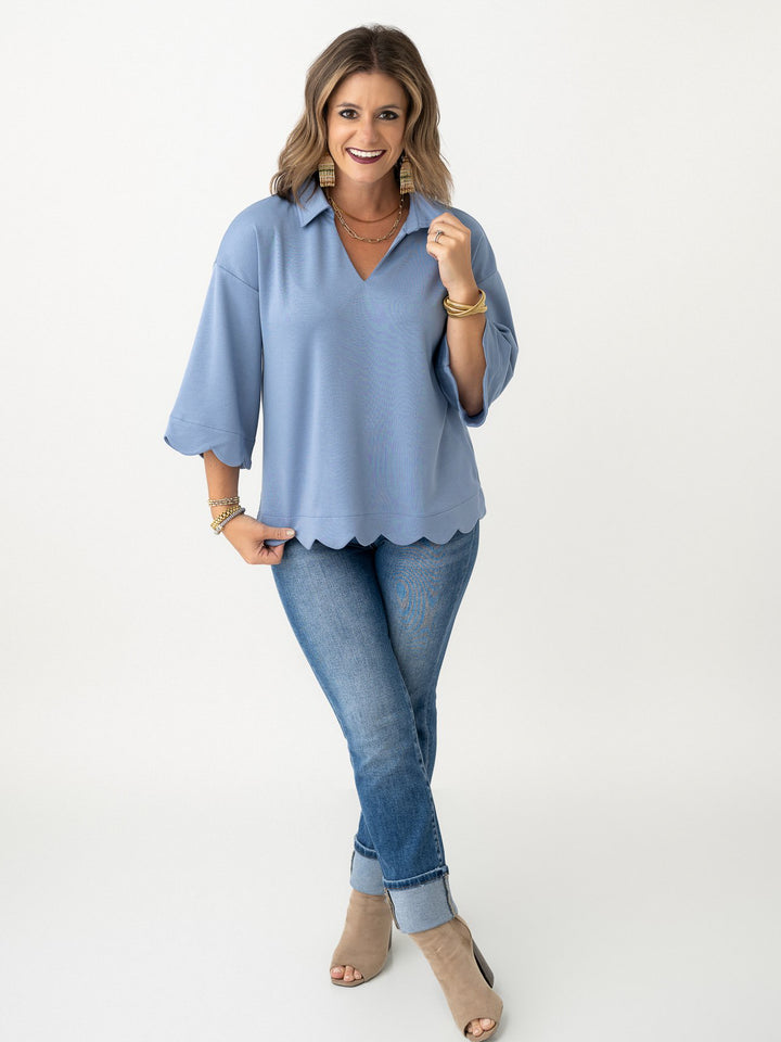 Emily Echo Knit Blouse