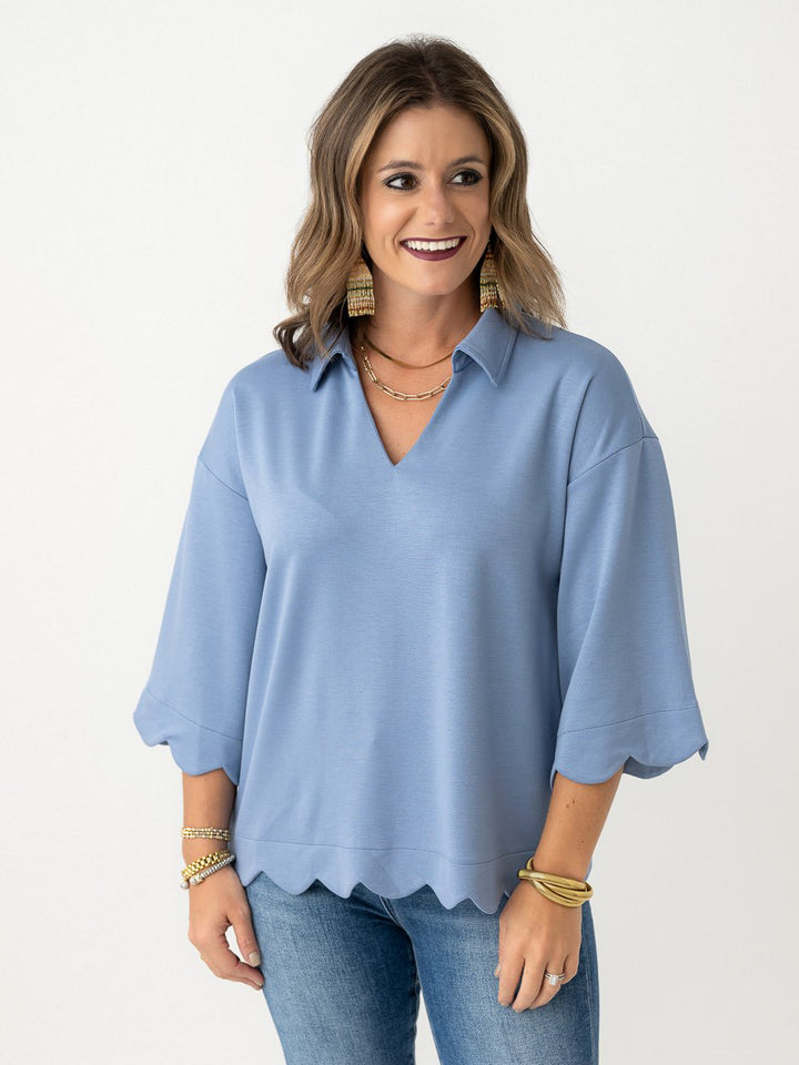 Emily Echo Knit Blouse
