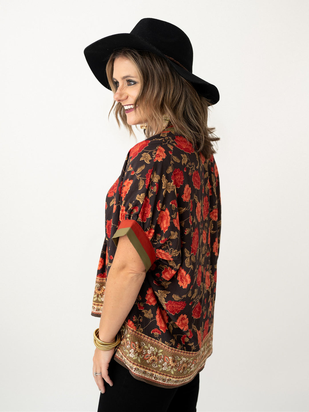 Beautiful in Blooms V Neck