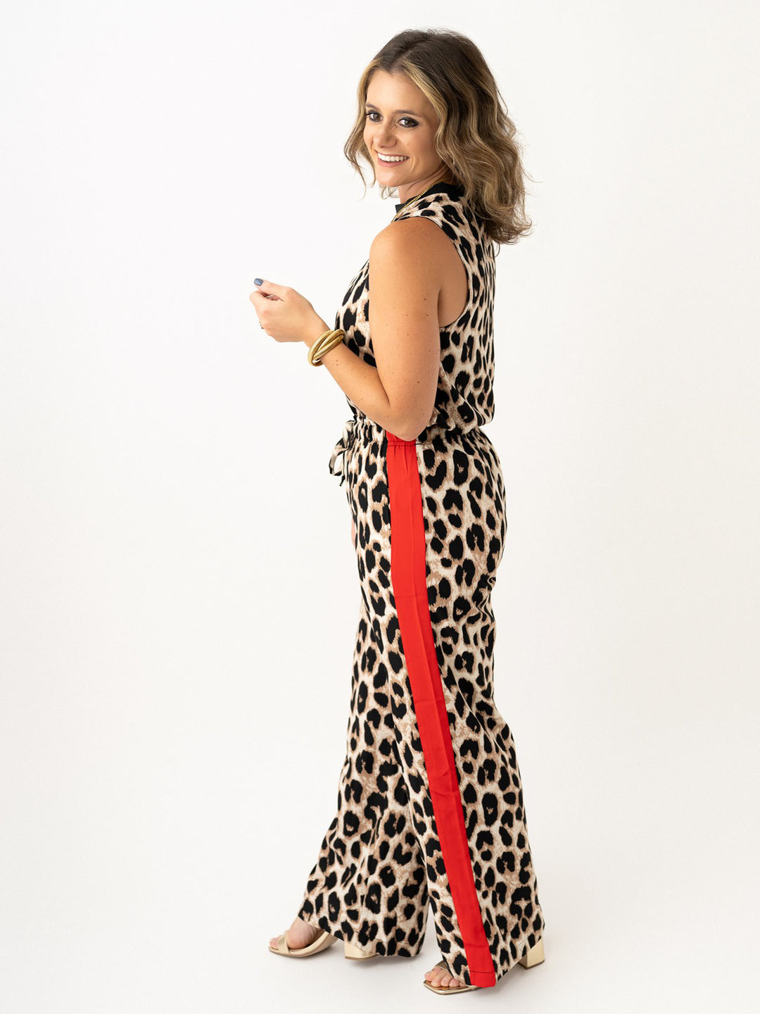 Lucky in Leopard Top