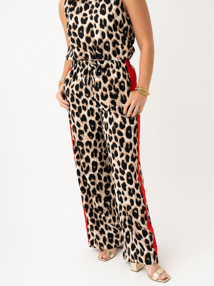 Stripe in the Wild Leopard Pants