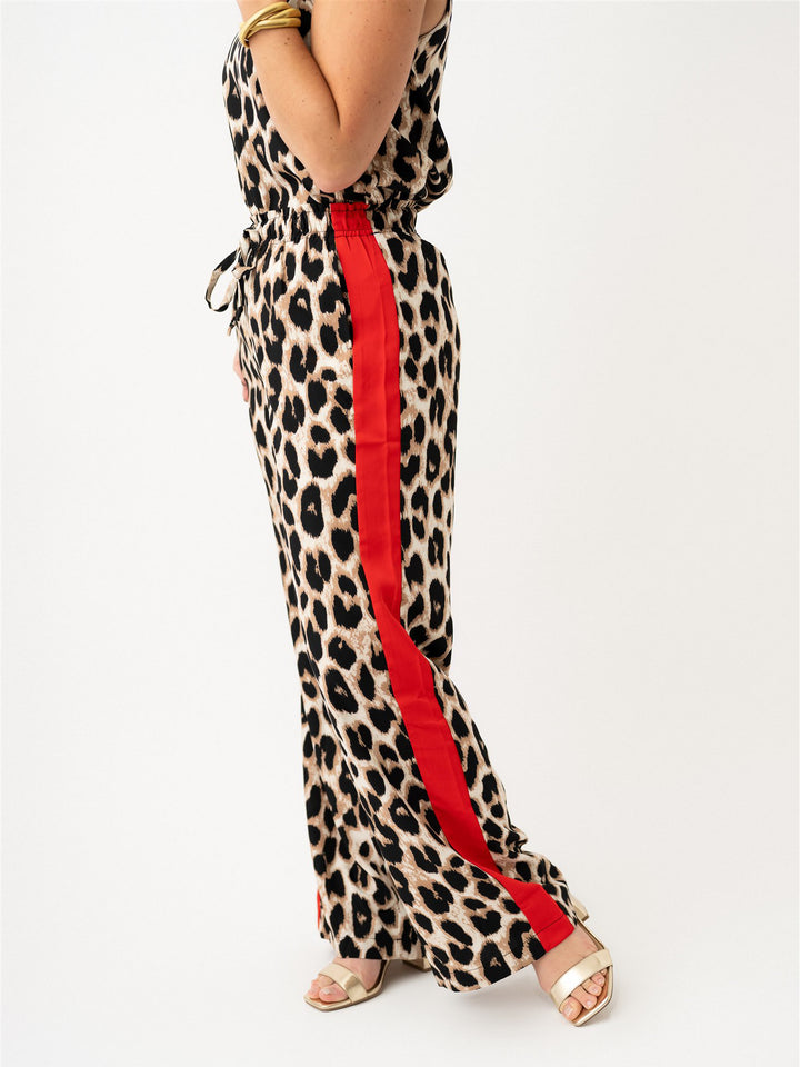 Stripe in the Wild Leopard Pants