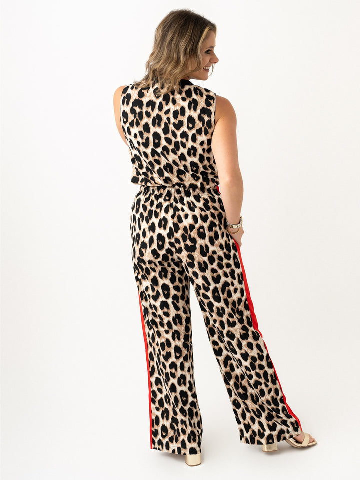 Stripe in the Wild Leopard Pants