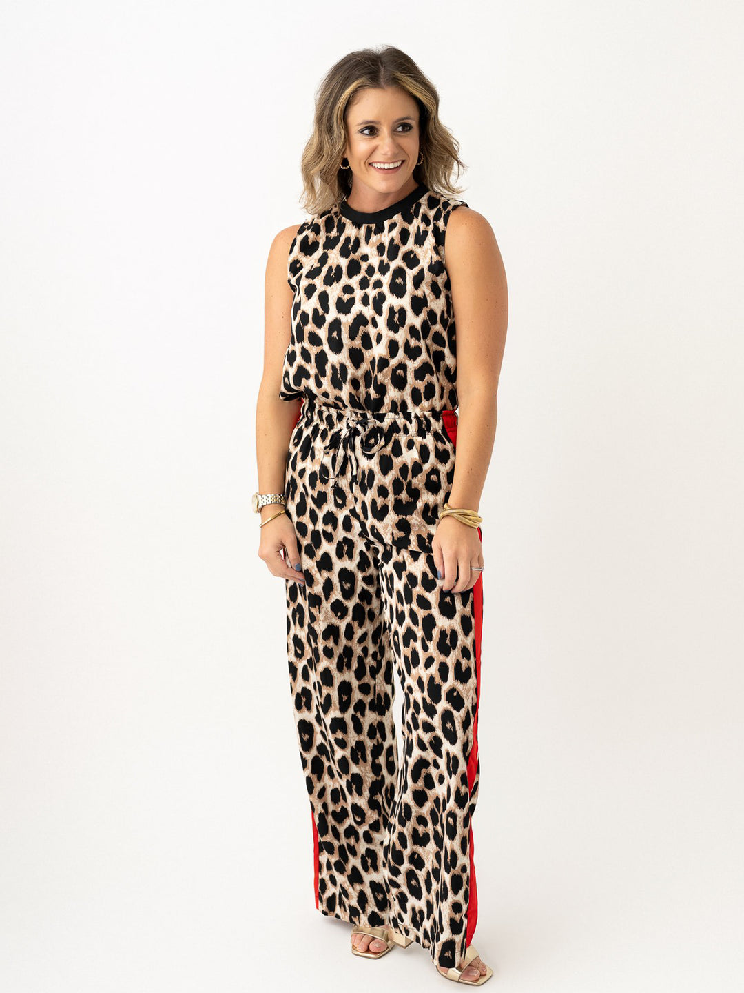 Lucky in Leopard Top