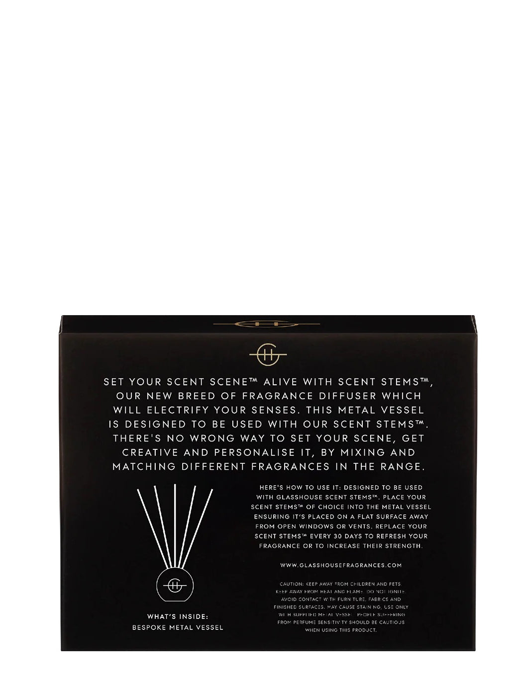 Glasshouse Scent Scene Metal Vessel