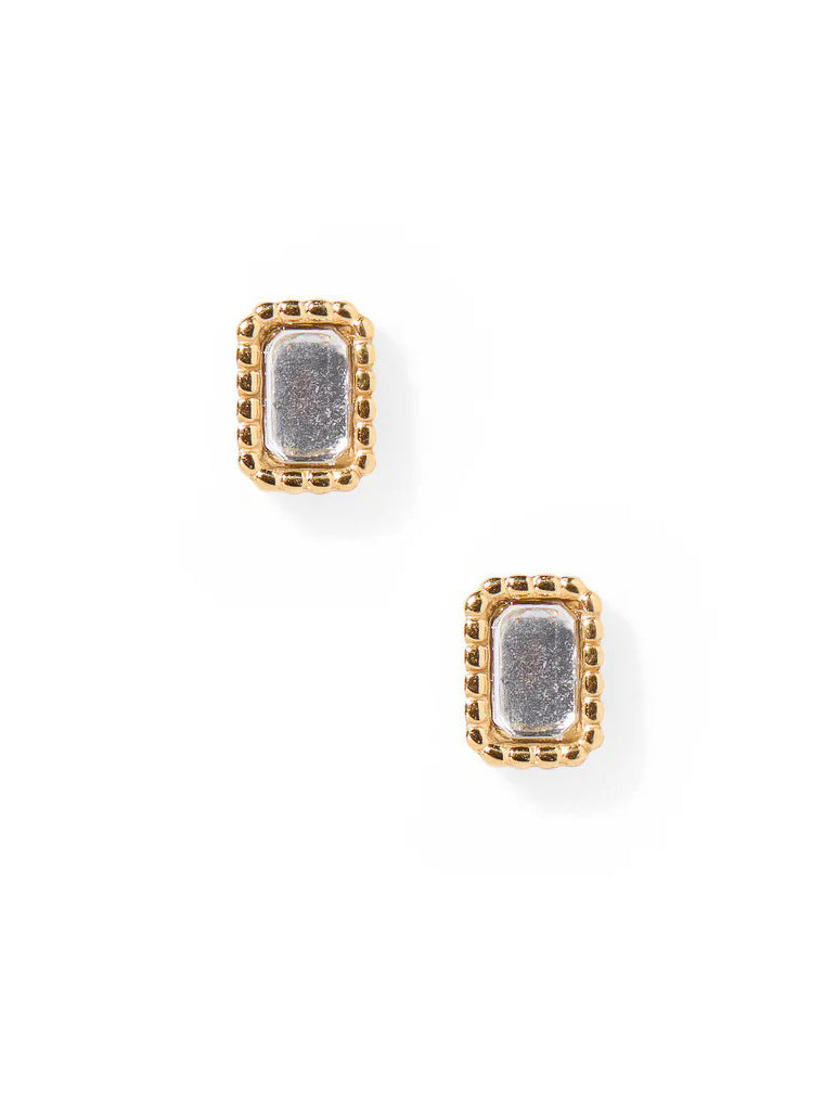 Madison Rectangle Screwback Earring