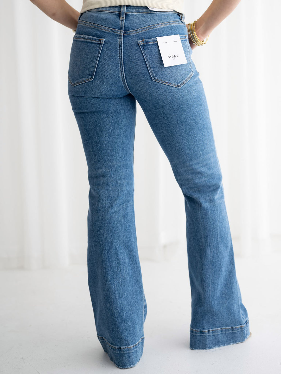 Vervet High Rise Relaxed Flare Trouser