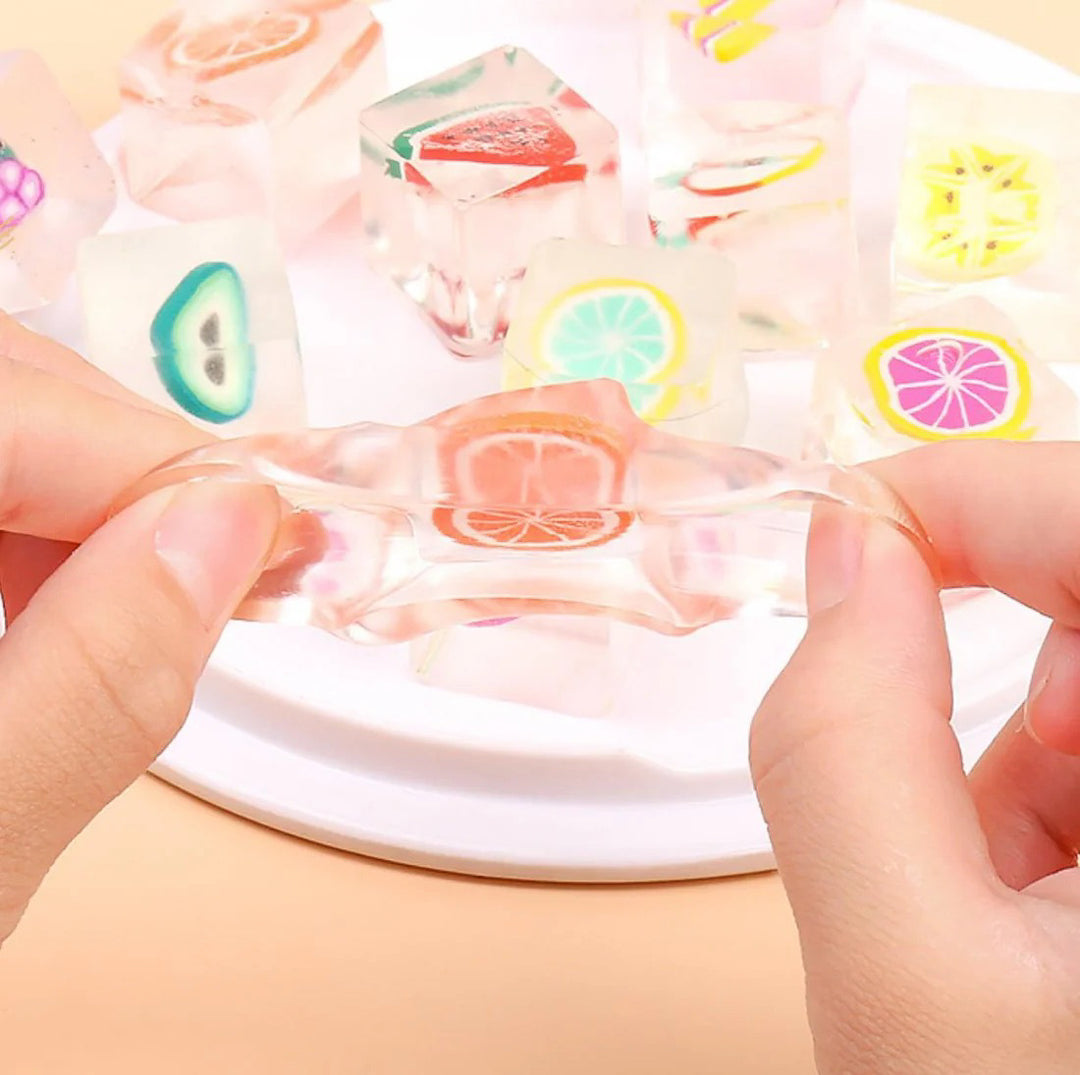 Mini Fruit Cube Squishie