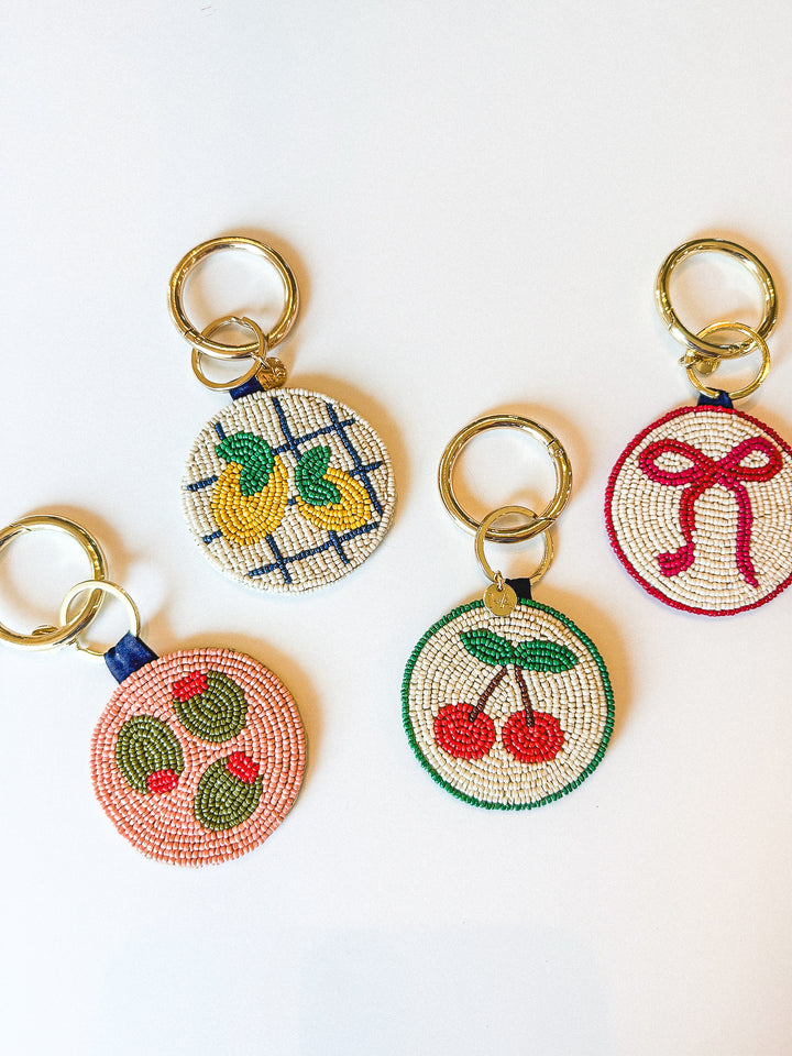 Kelsey Seed Beaded Key Ring