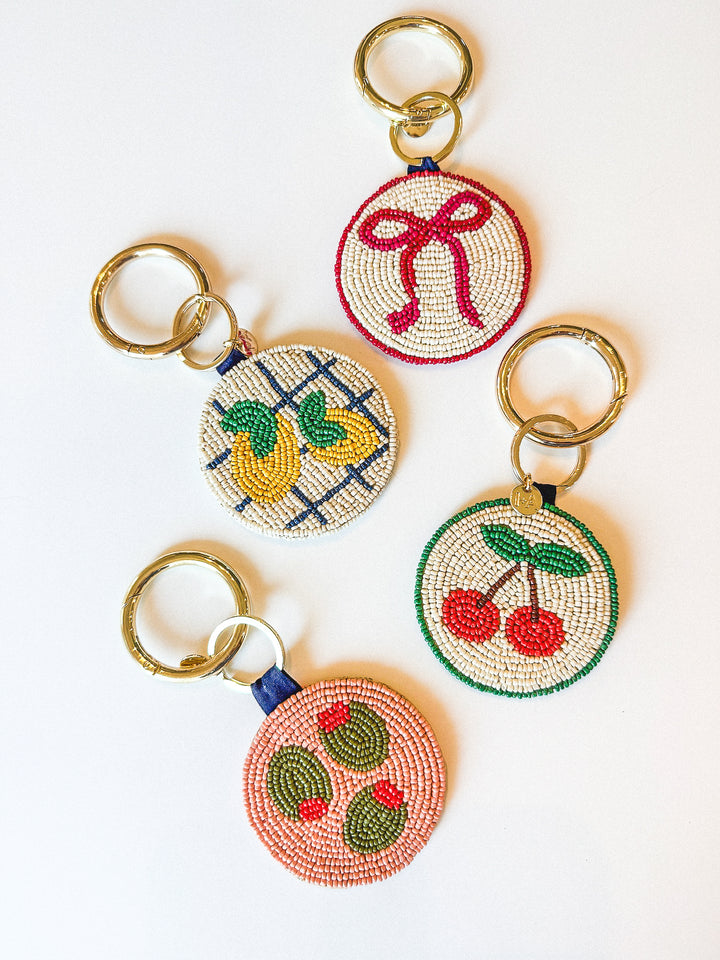 Kelsey Seed Beaded Key Ring