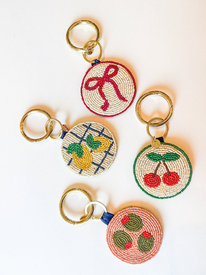 Kelsey Seed Beaded Key Ring