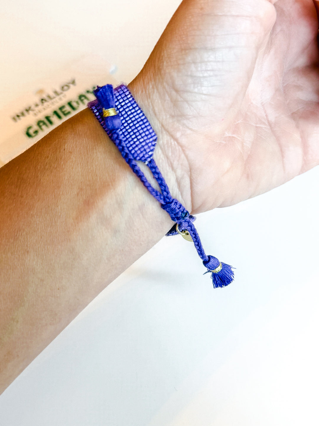Gameday Adjustable Beaded Bracelet