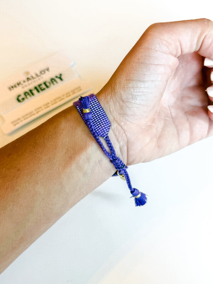 Gameday Adjustable Beaded Bracelet