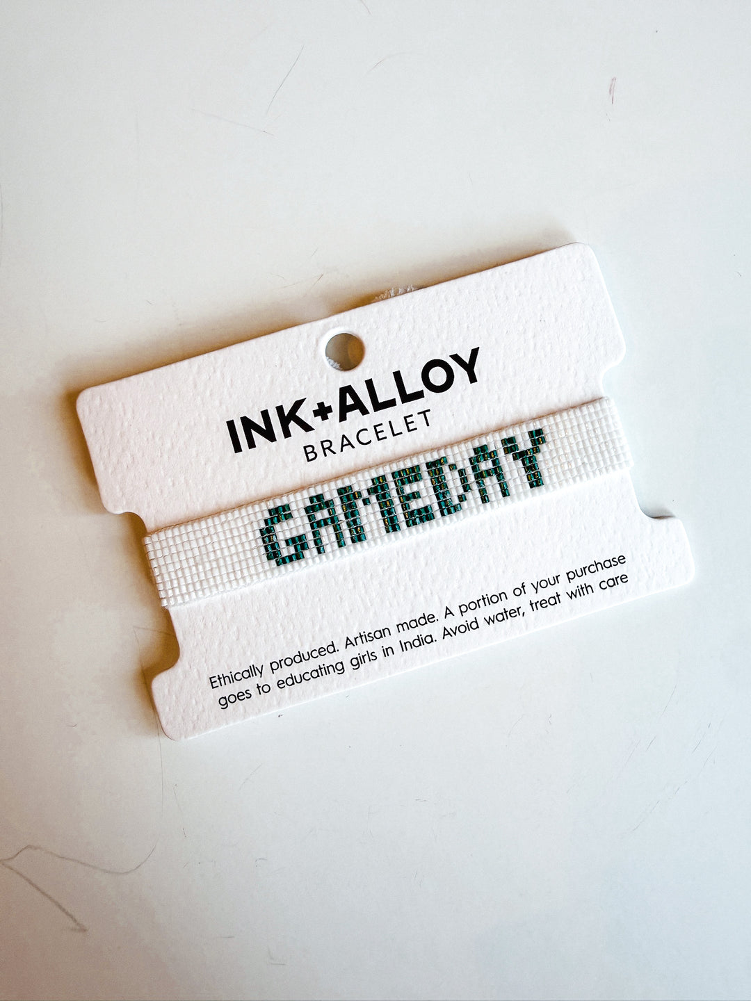 Gameday Adjustable Beaded Bracelet