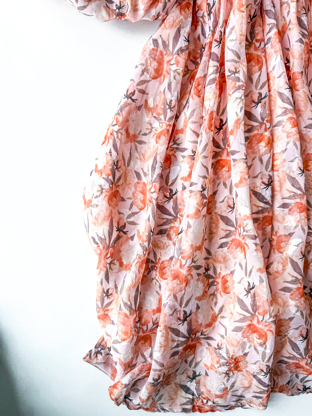 Playfully Peace Puff Sleeve Dress