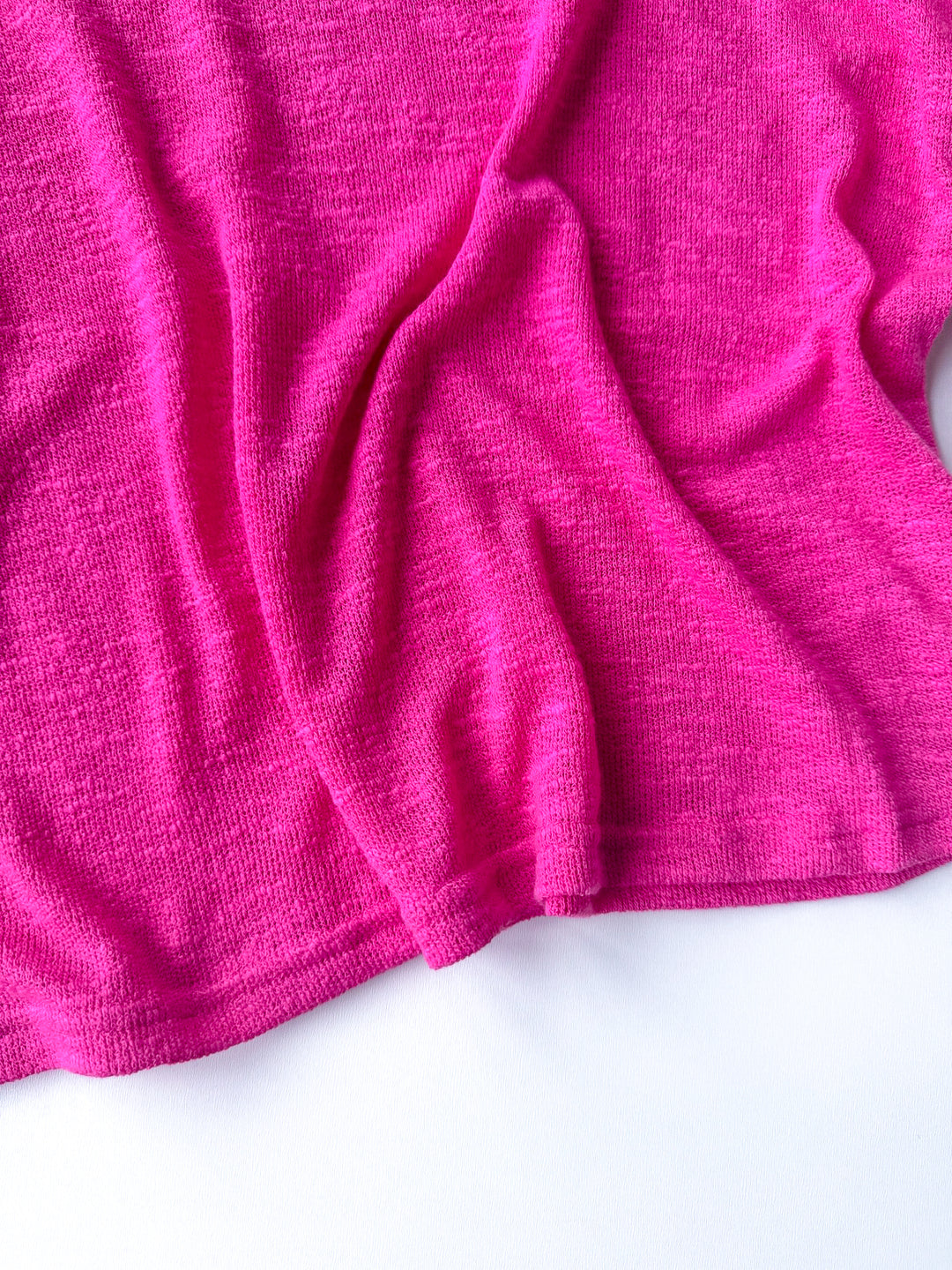 All Day Easy Hacci Rolled Sleeve Top