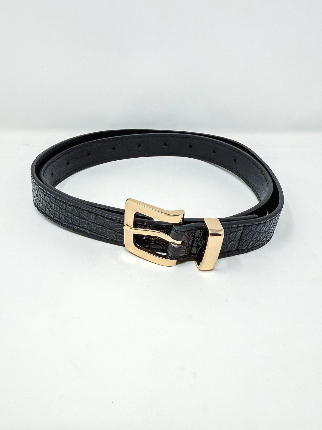 Croc Pattern Belt