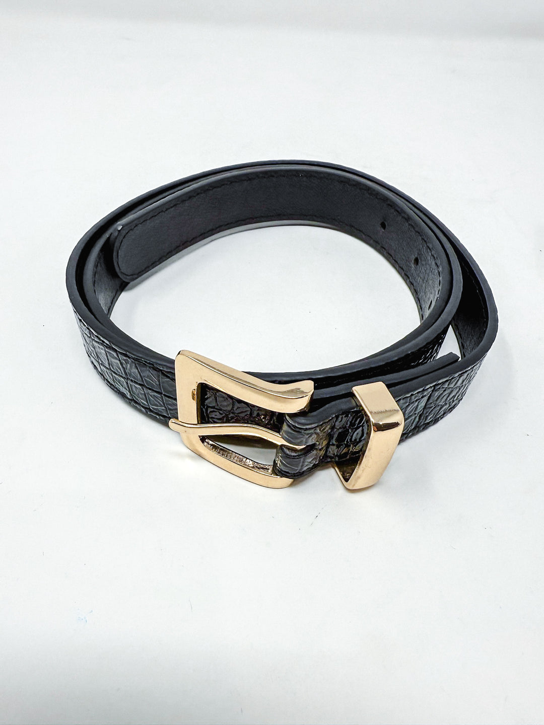 Croc Pattern Belt