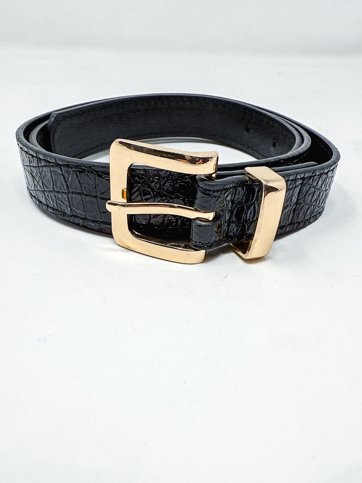 Croc Pattern Belt