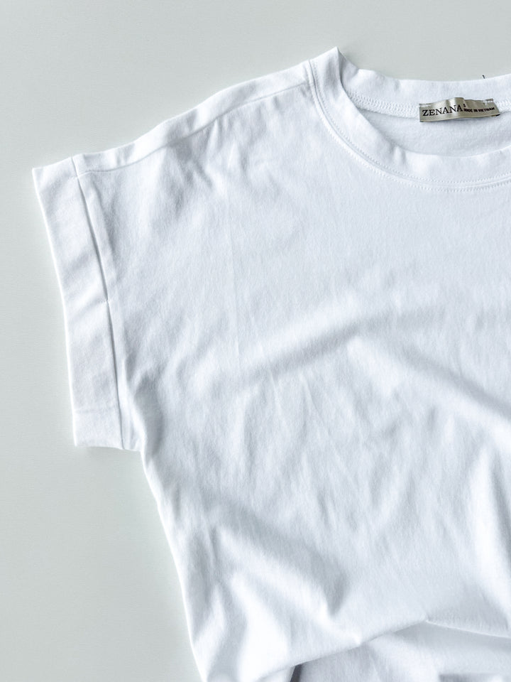 Simple Edit Cap Sleeve Tee