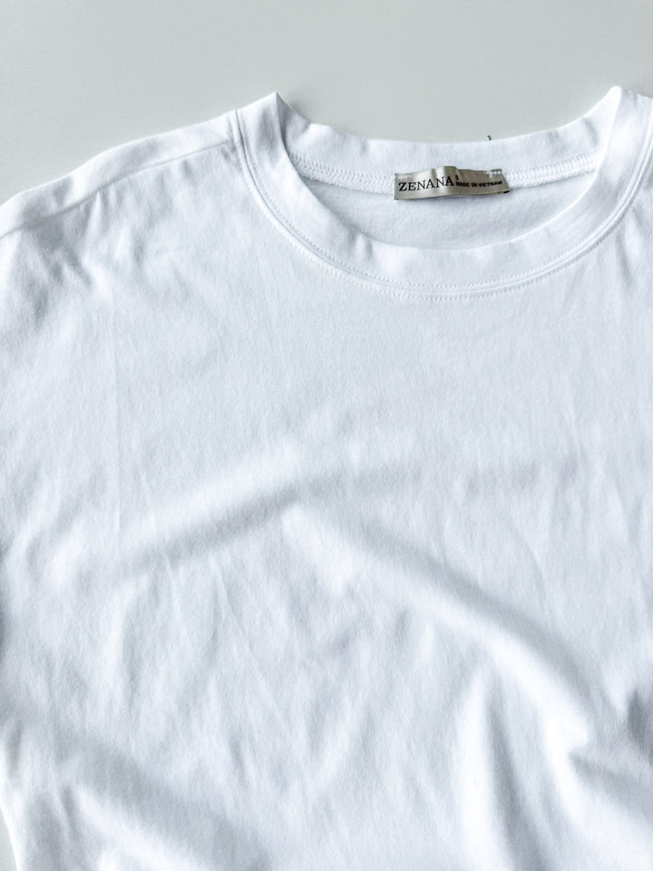 Simple Edit Cap Sleeve Tee