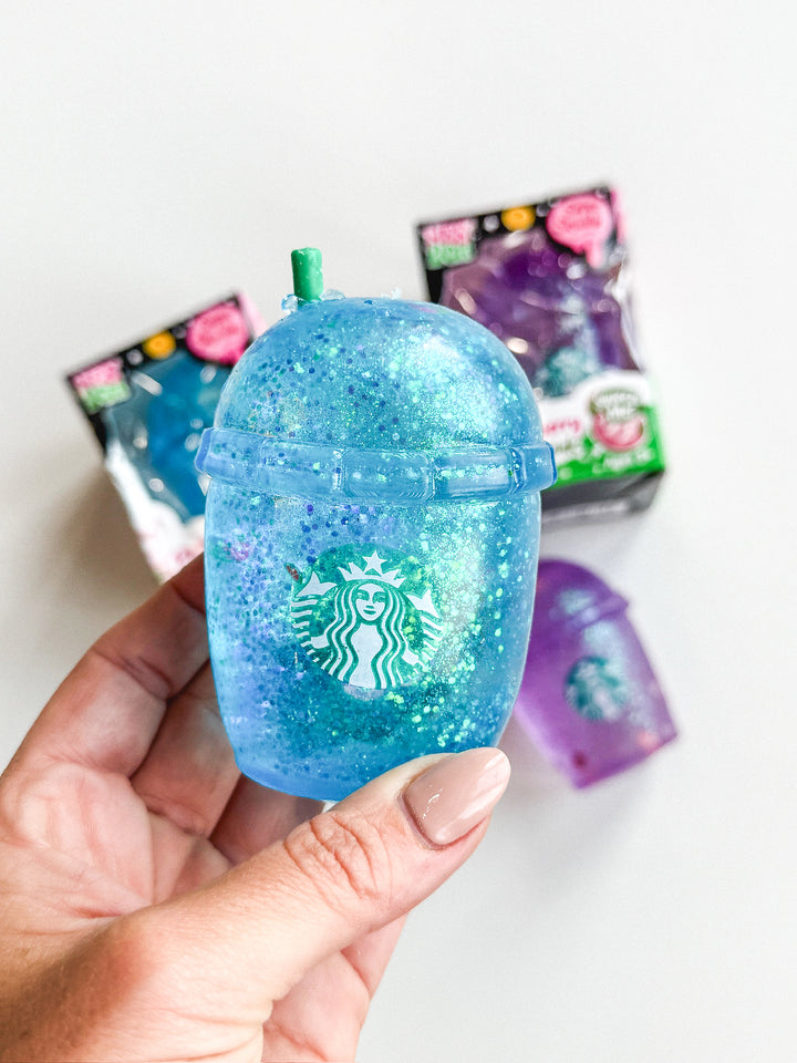 Glitter Pink Drink Squishie