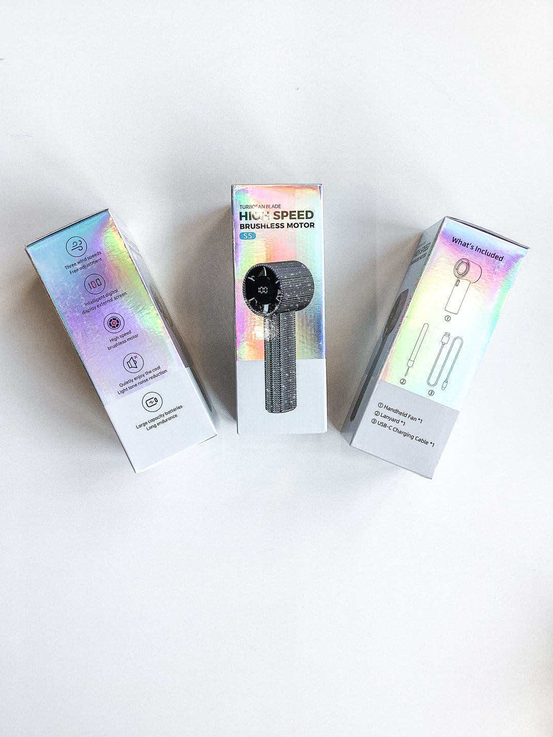 Black Handheld Fan