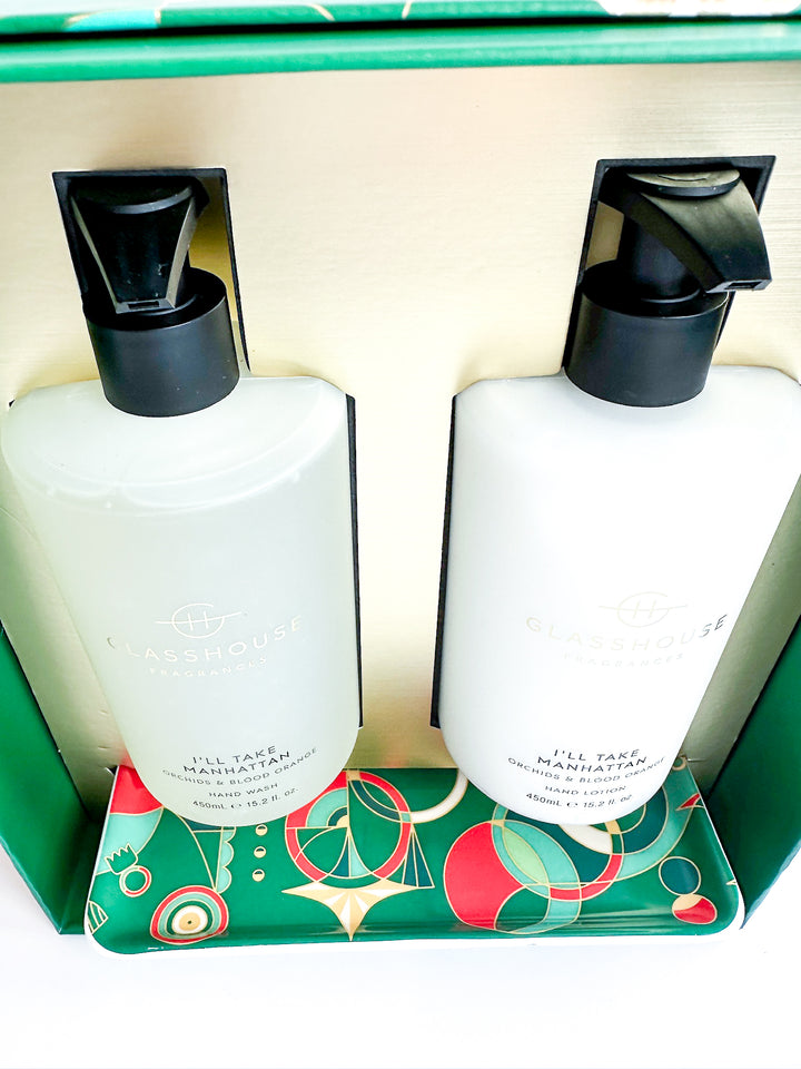 Glasshouse Christmas Hand Lotion & Hand Wash Set