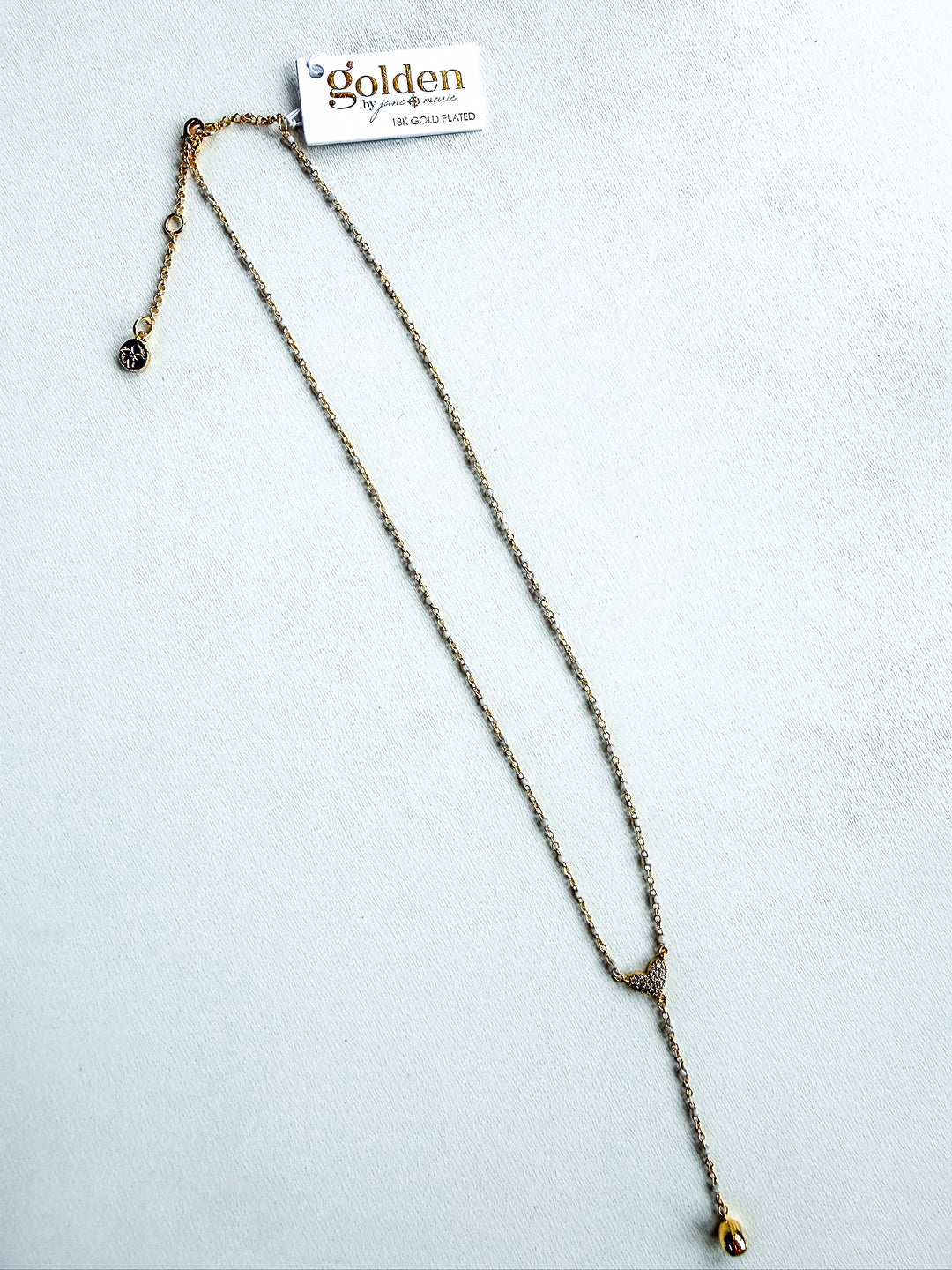 18K Gold Plated Enamel Dainty Chain Necklace