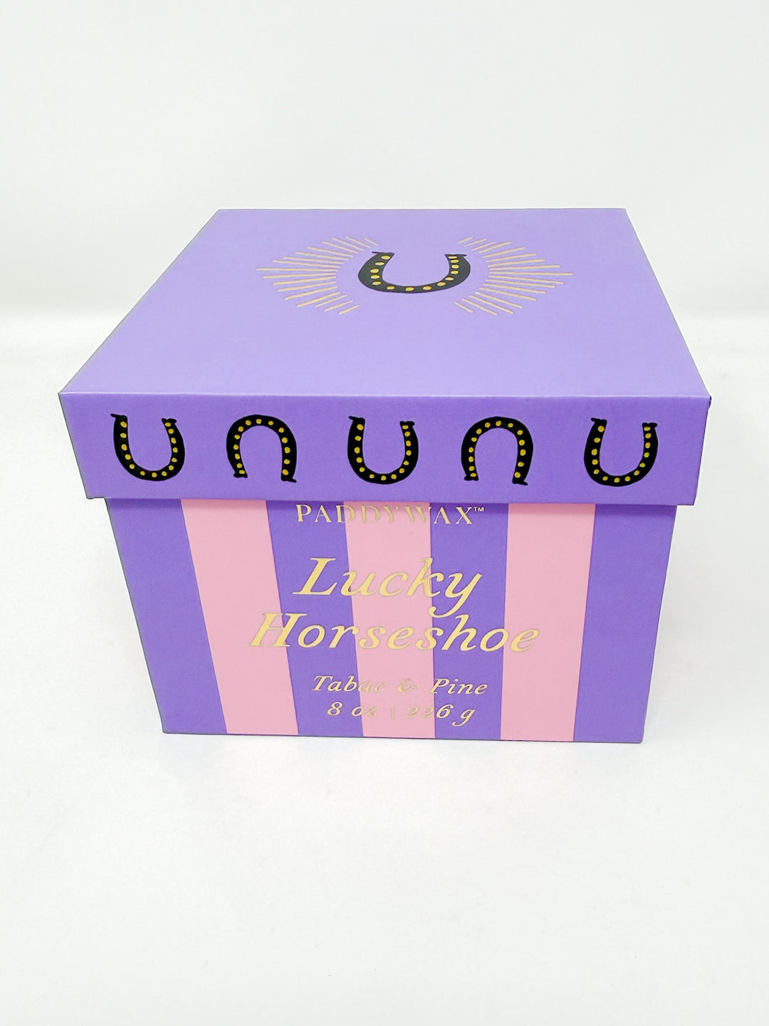 Paddywax Lucky Horse Shoe Glass Candle