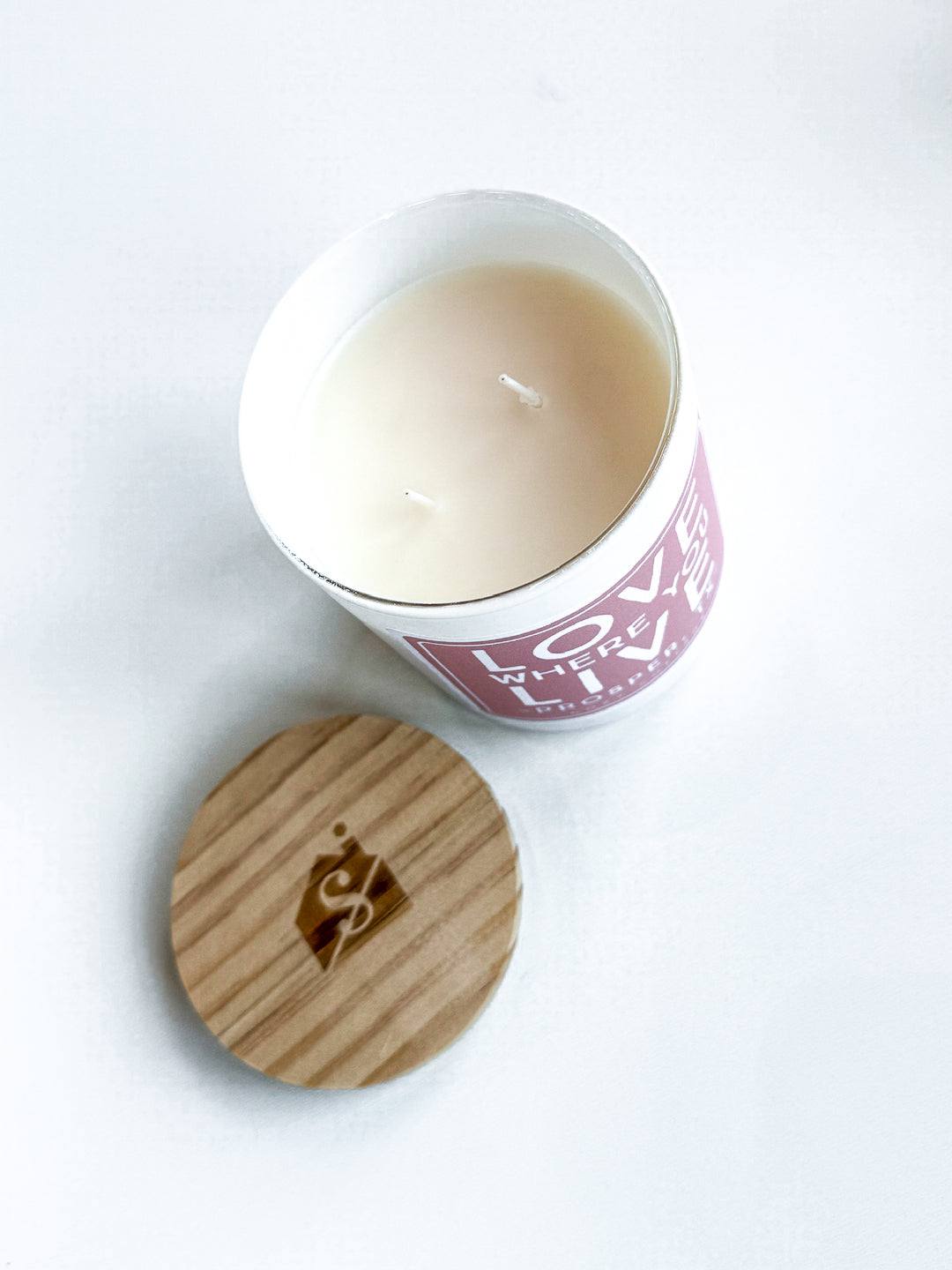 Prosper, Tx Multi Colored Vanilla Candle