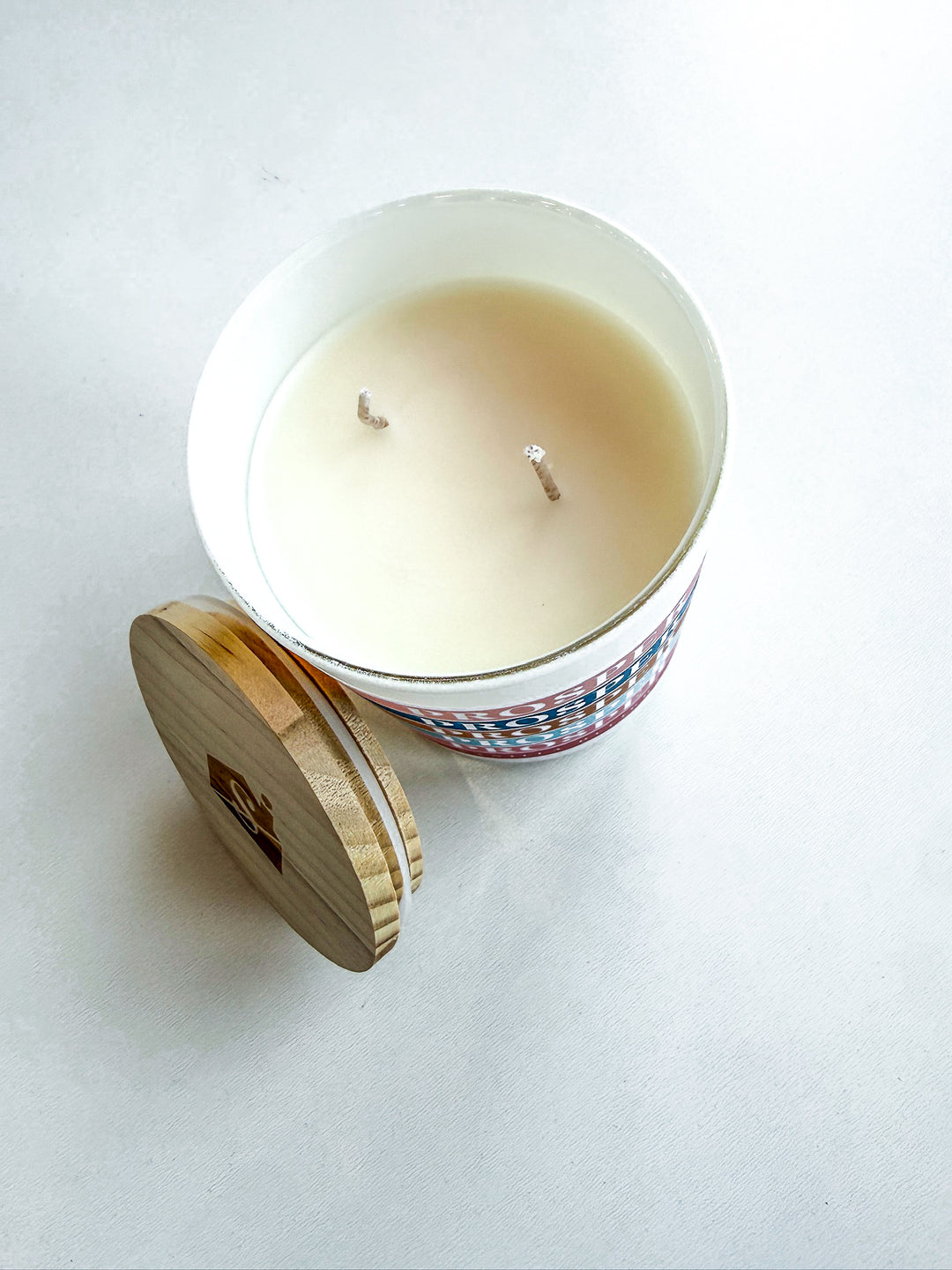 Prosper, Tx Multi Colored Vanilla Candle