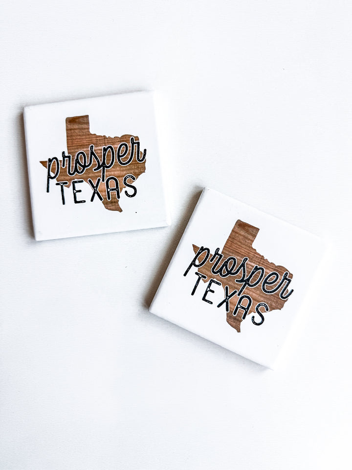 Prosper, Tx Ceramic Coasters