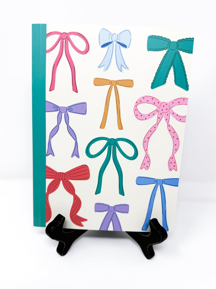 Multi Color Bow Journal